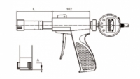 TřÃÂ­bodovÃÂ½ vnitřnÃÂ­ mikrometr ve tvaru pistole