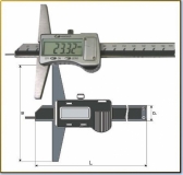 Digital Depth Caliper with Point ÃÂ¸ 1.5 x 6mm, DIN 862