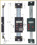Digital Scale Unit, Vertical, DIN 862