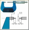 Micrometer with stepped Measuring Faces