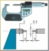 Digital Micrometer with stepped measuring Faces