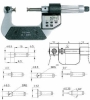 Universal Micrometer with interchangeable Inserts